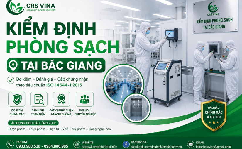 Kiểm định phòng sạch tại Bắc Giang