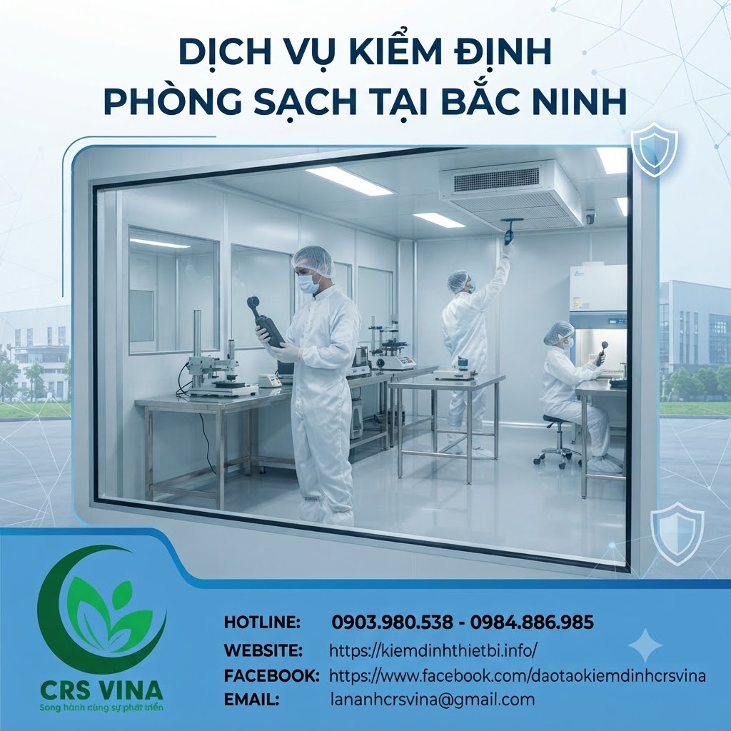 Kiểm định phòng sạch tại Bắc Ninh