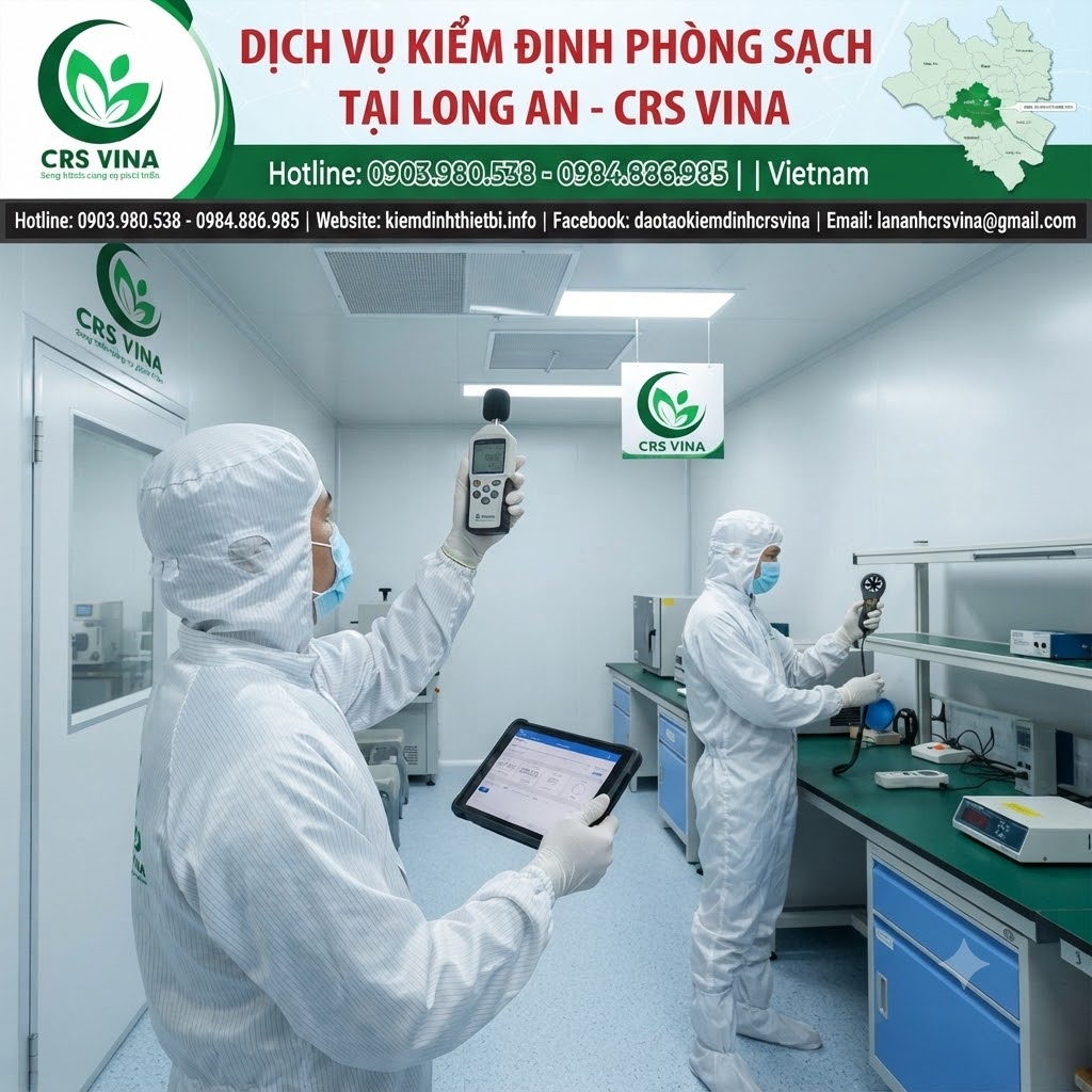 Kiểm định phòng sạch tại Long An
