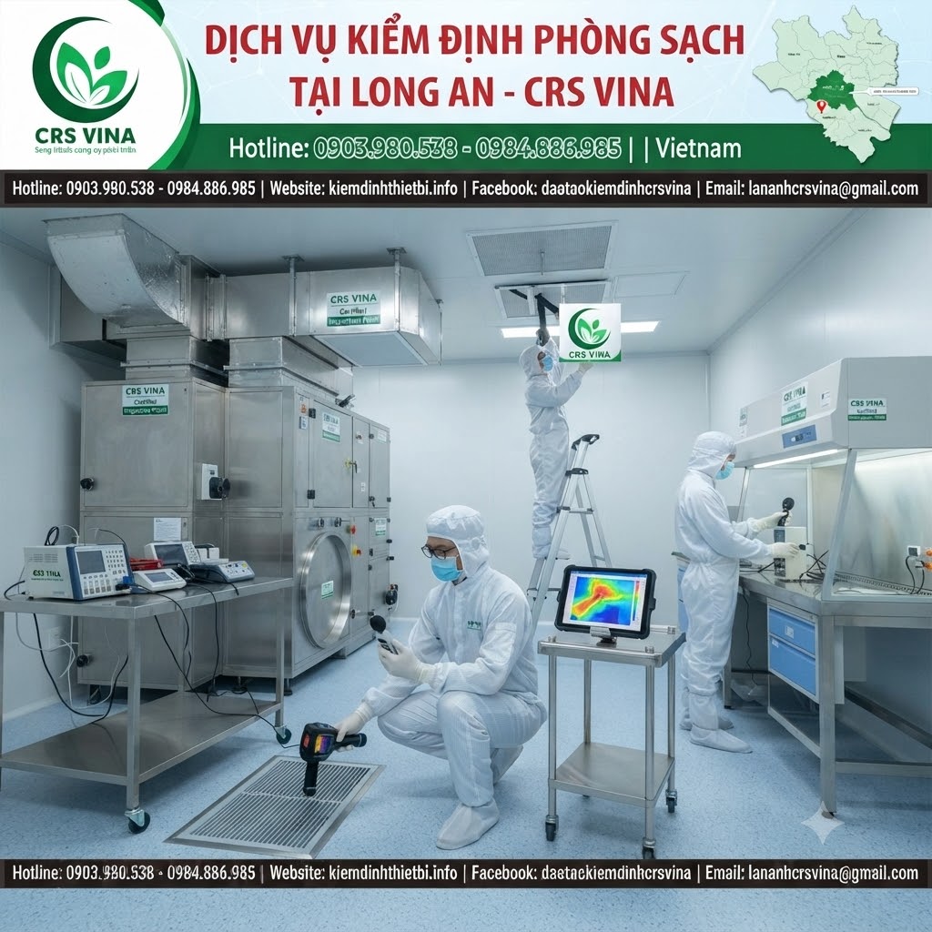 Kiểm định phòng sạch tại Long An