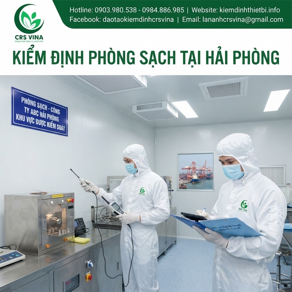 Kiểm định phòng sạch tại Hải Phòng
